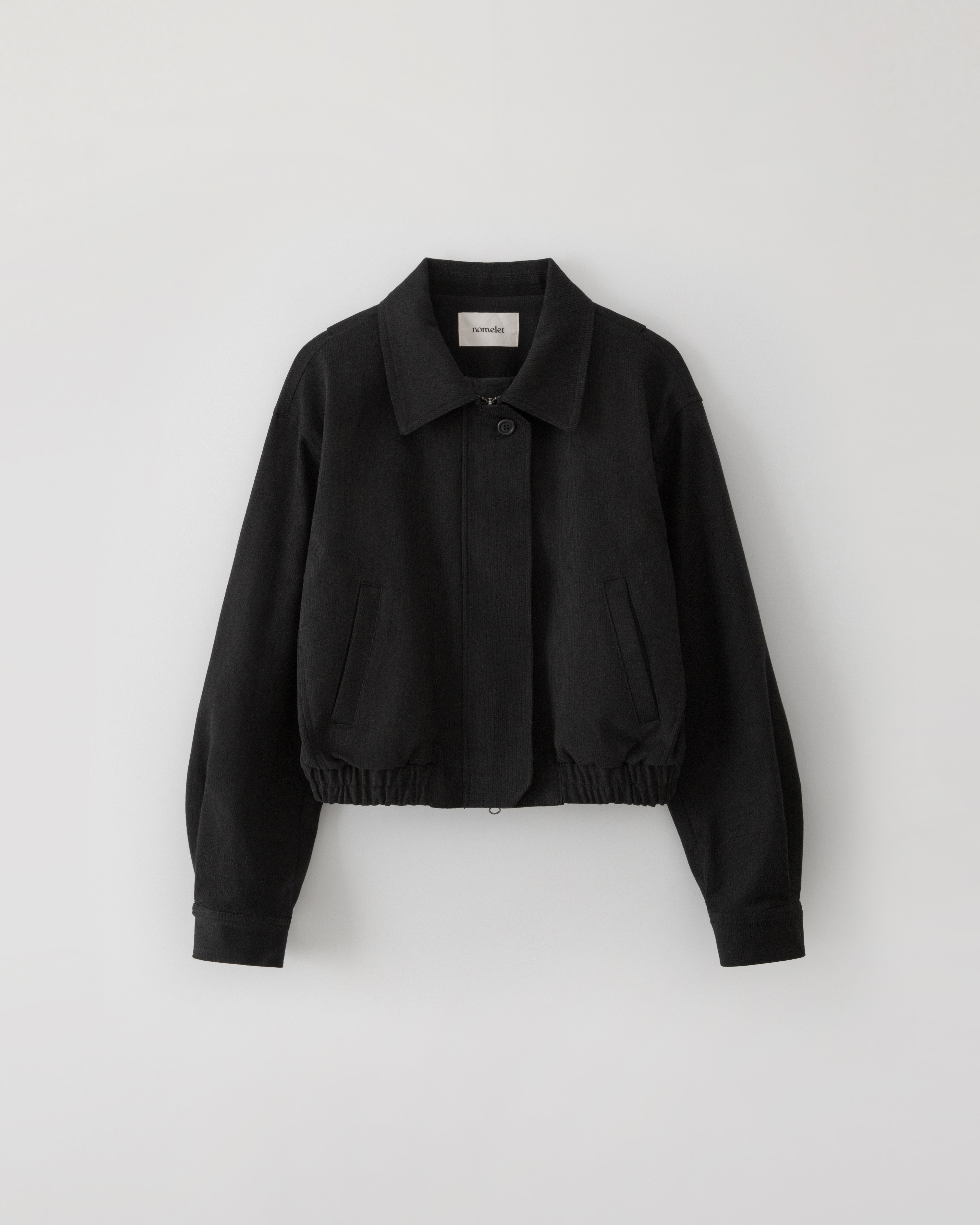 Jane cotton jacket - black