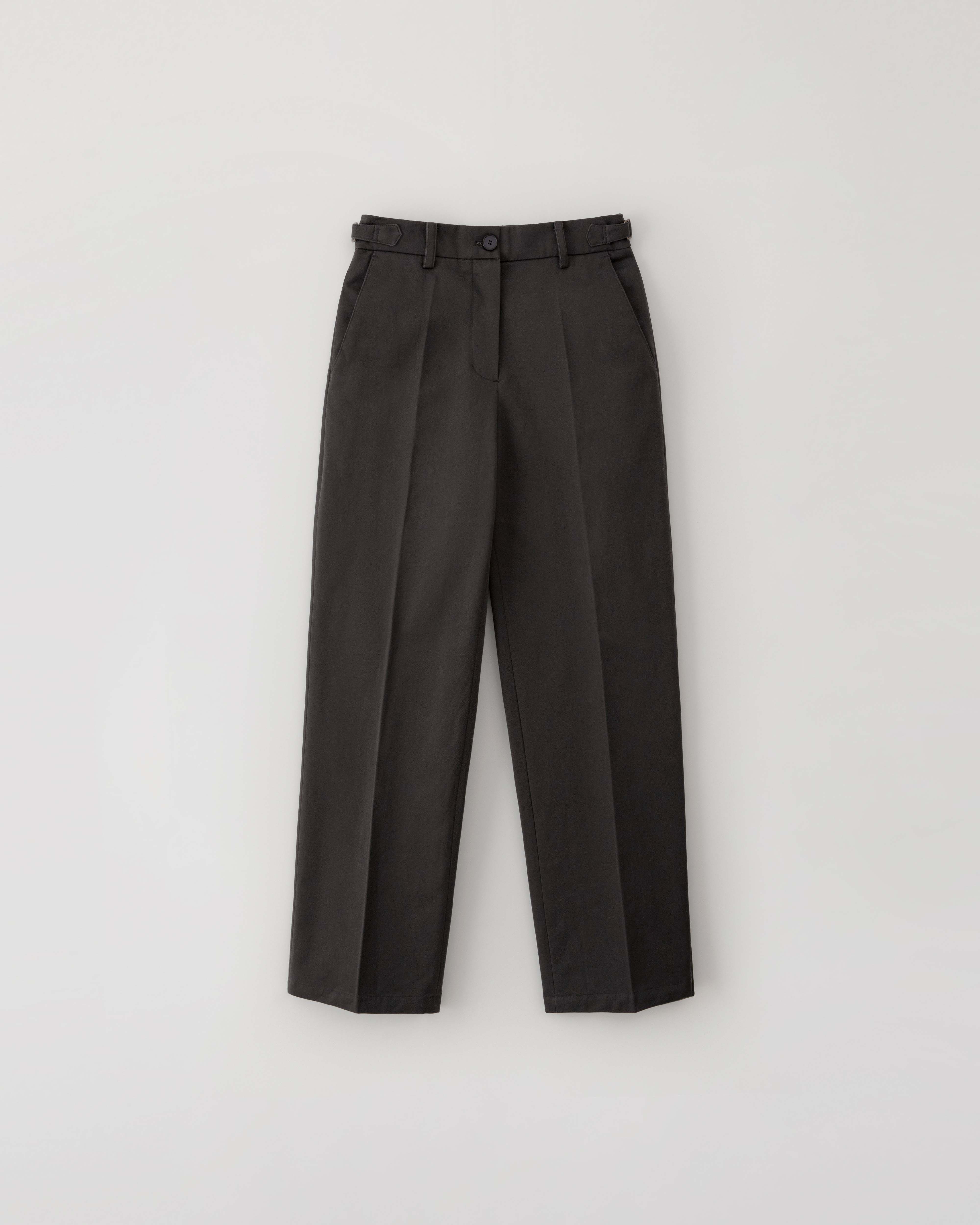 Kennedy straight pants - charcoal
