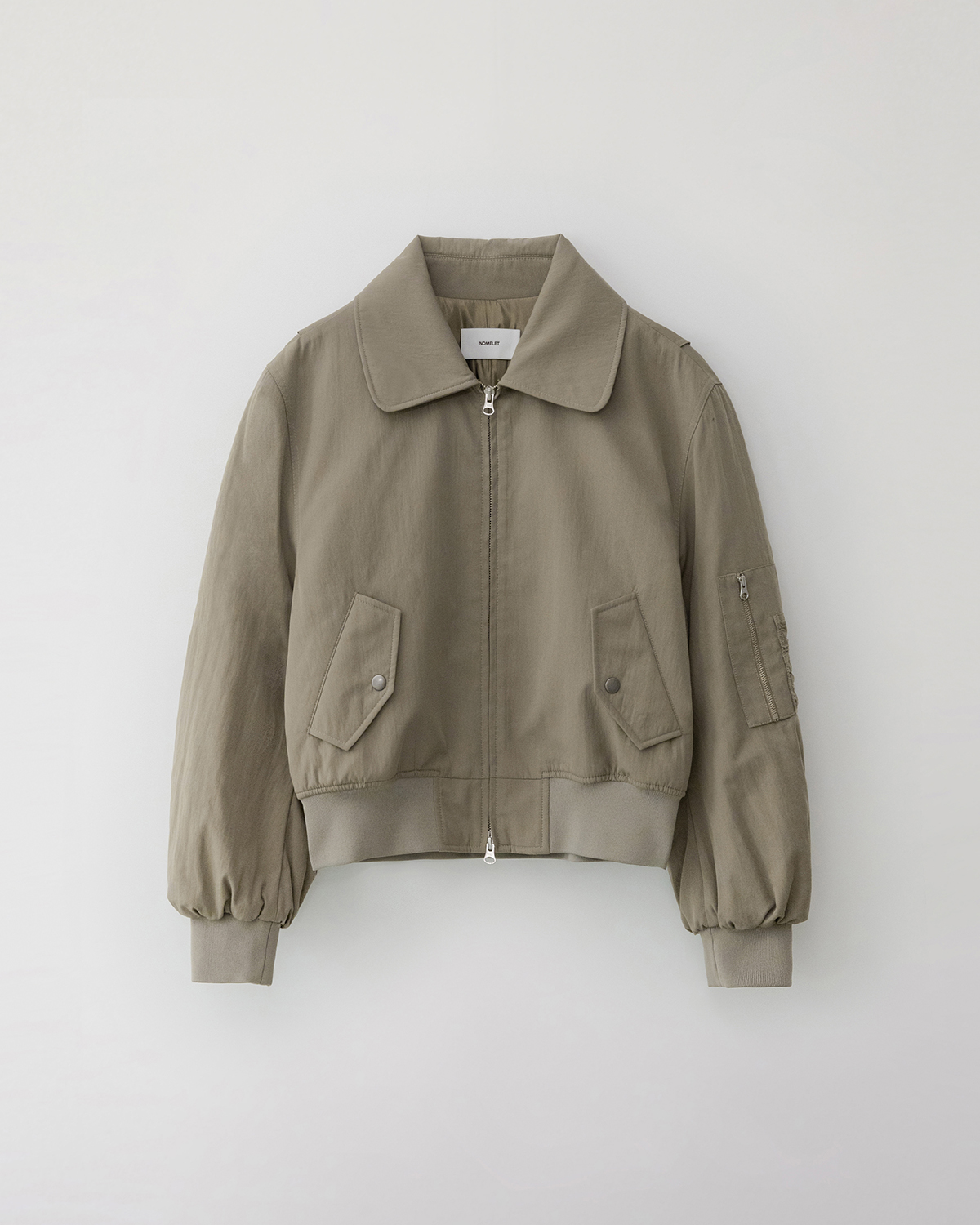 Amelia bomber jacket - khaki [3/31까지 예약 발송]