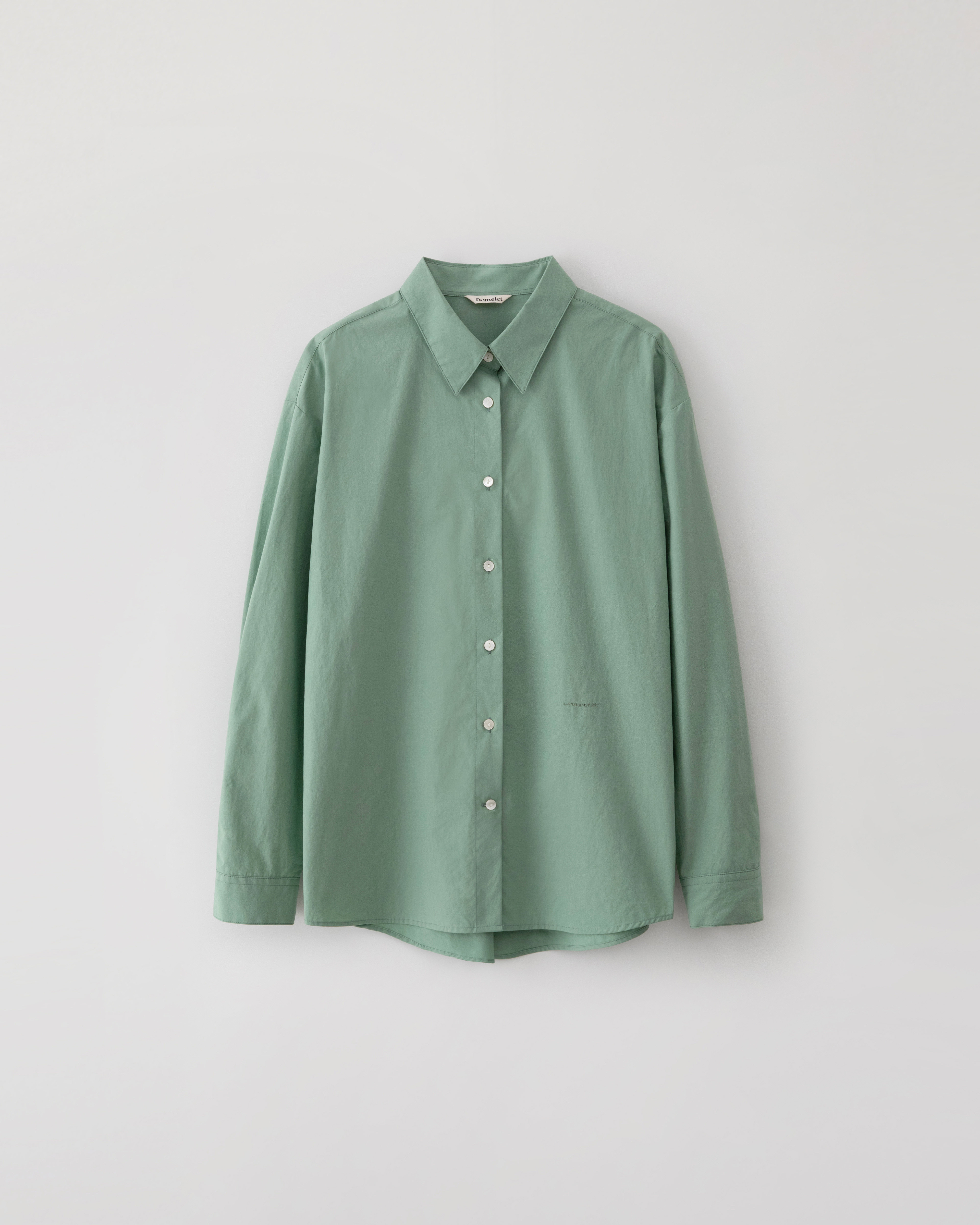 Lydia cotton shirt - seige green