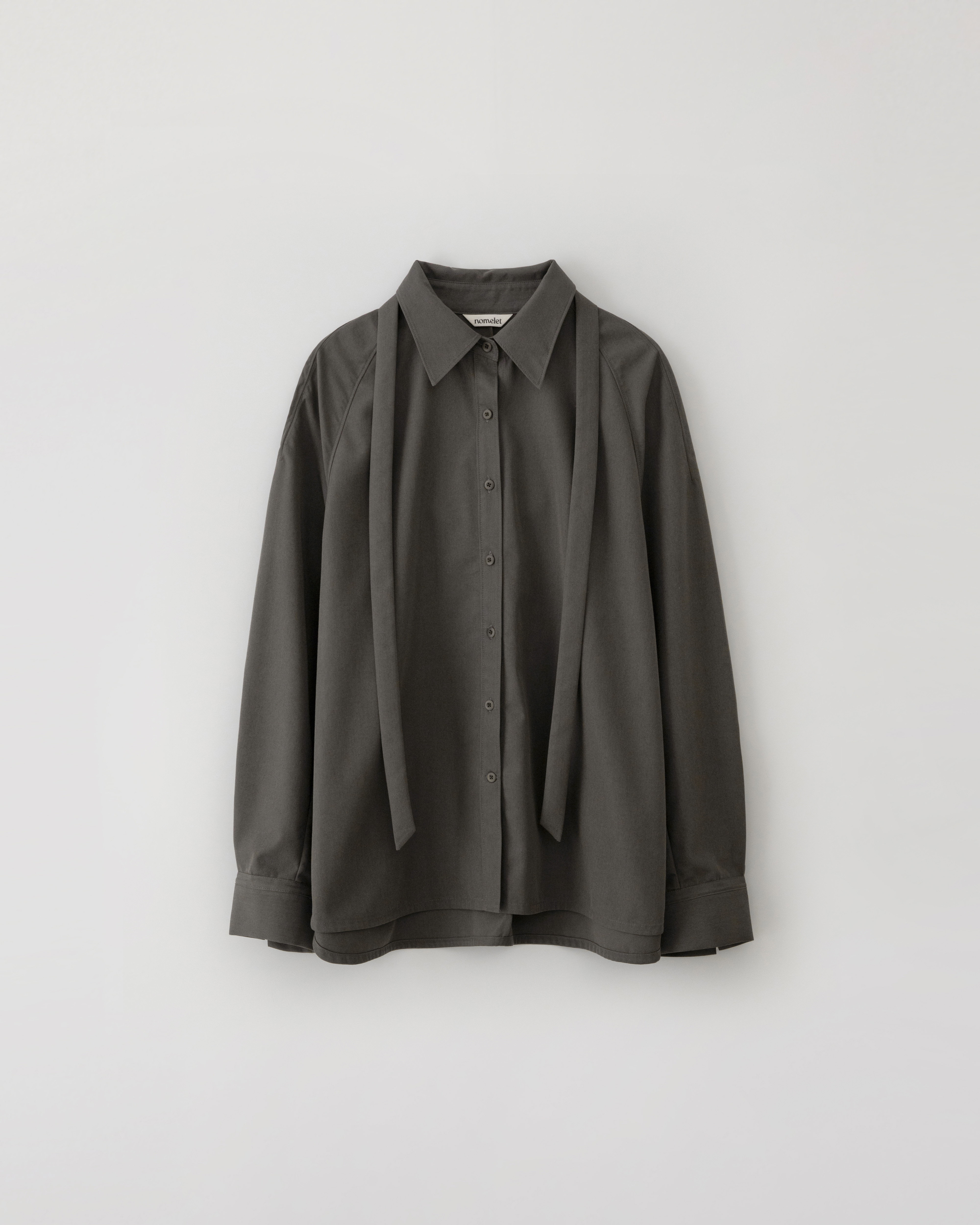 Veda shirt jacket - charcoal
