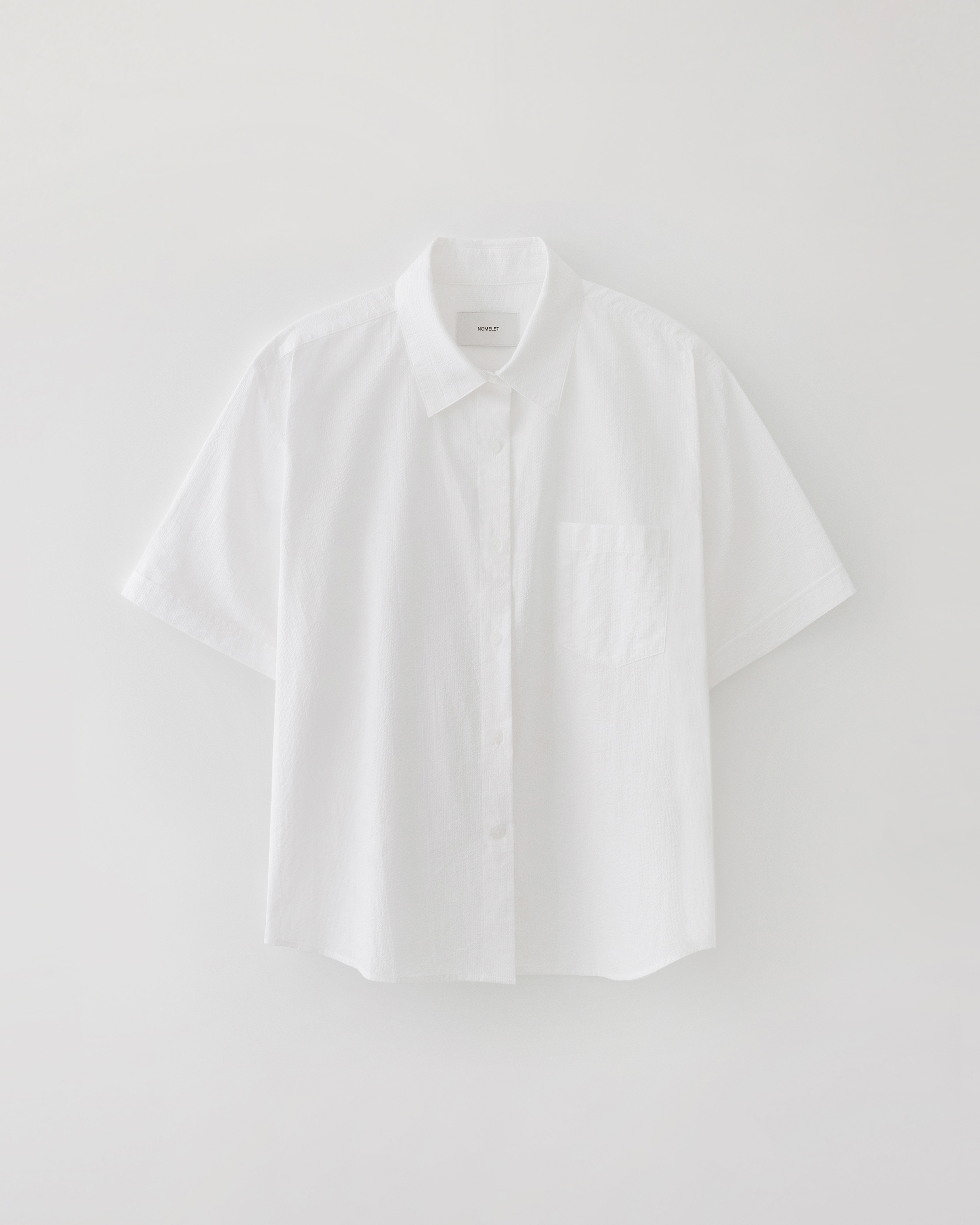 Aire seersucker half shirt (limited)