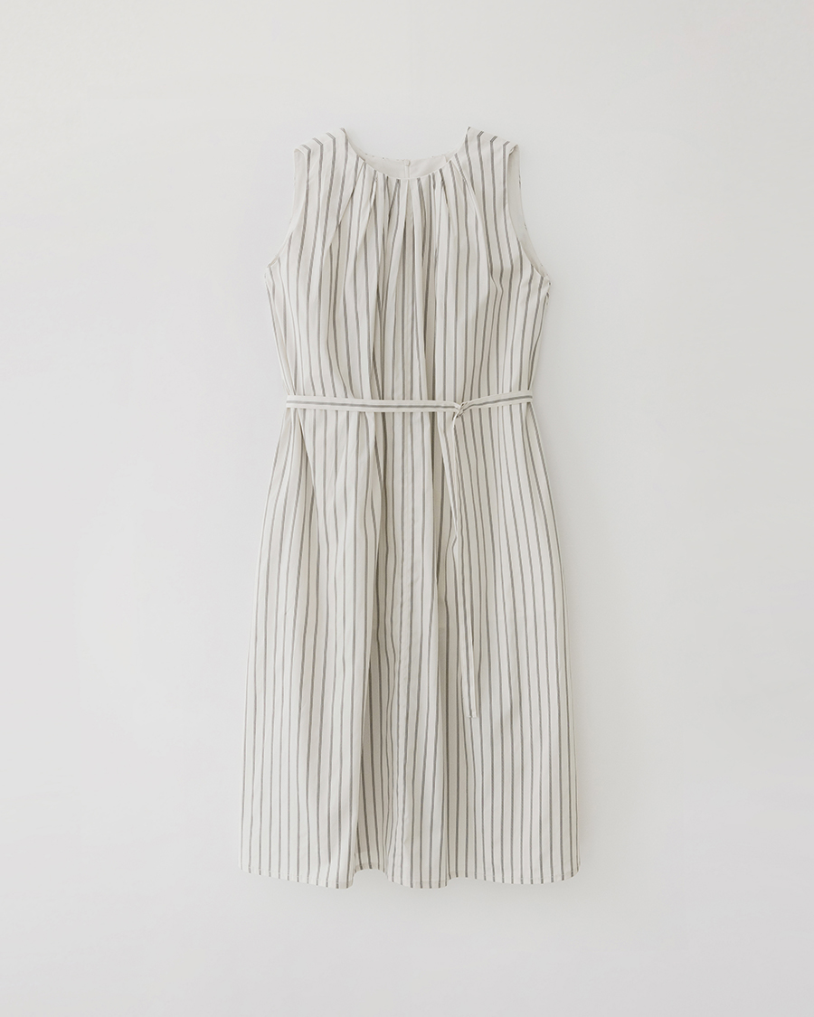 Rosette dress - stripe